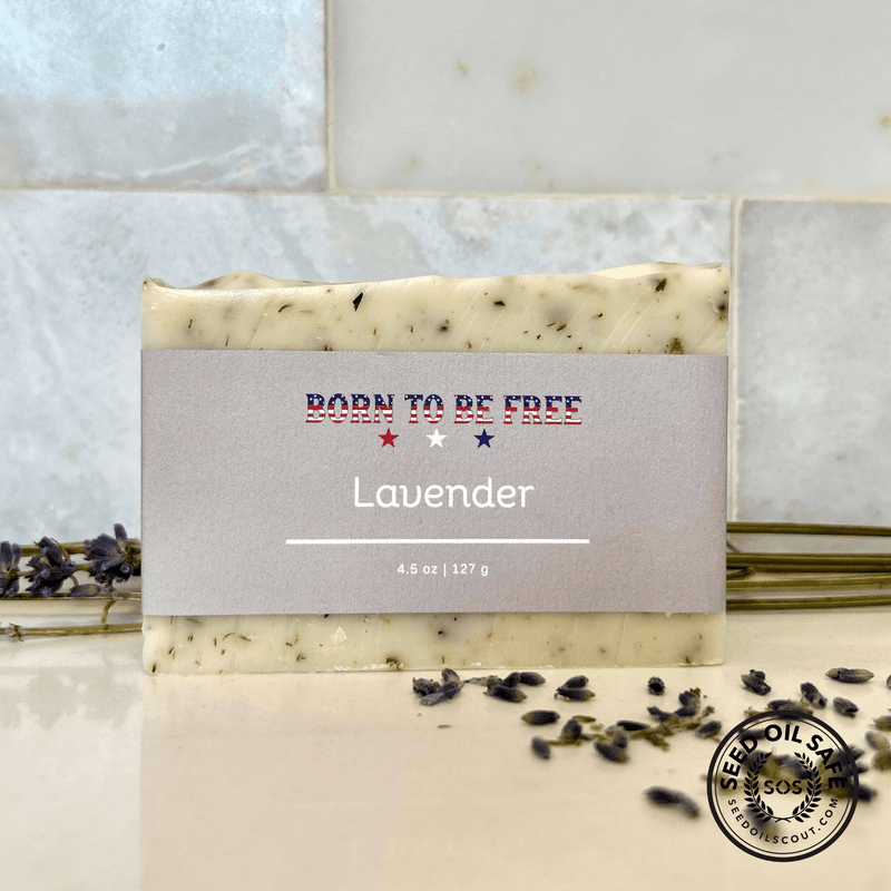 Lavender Tallow Soap Bar-zoom-