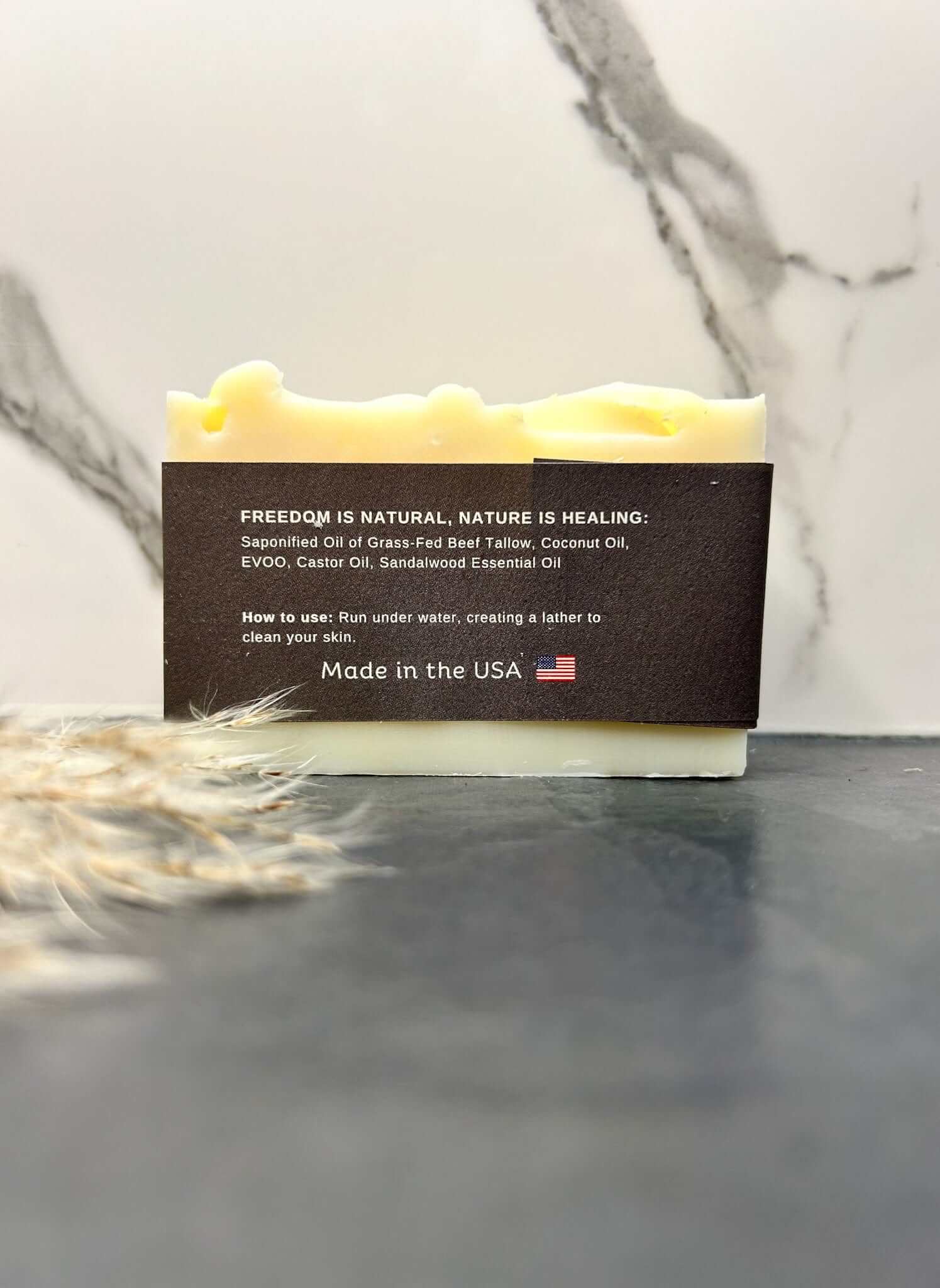 Sandalwood Tallow Soap Bar-zoom-2