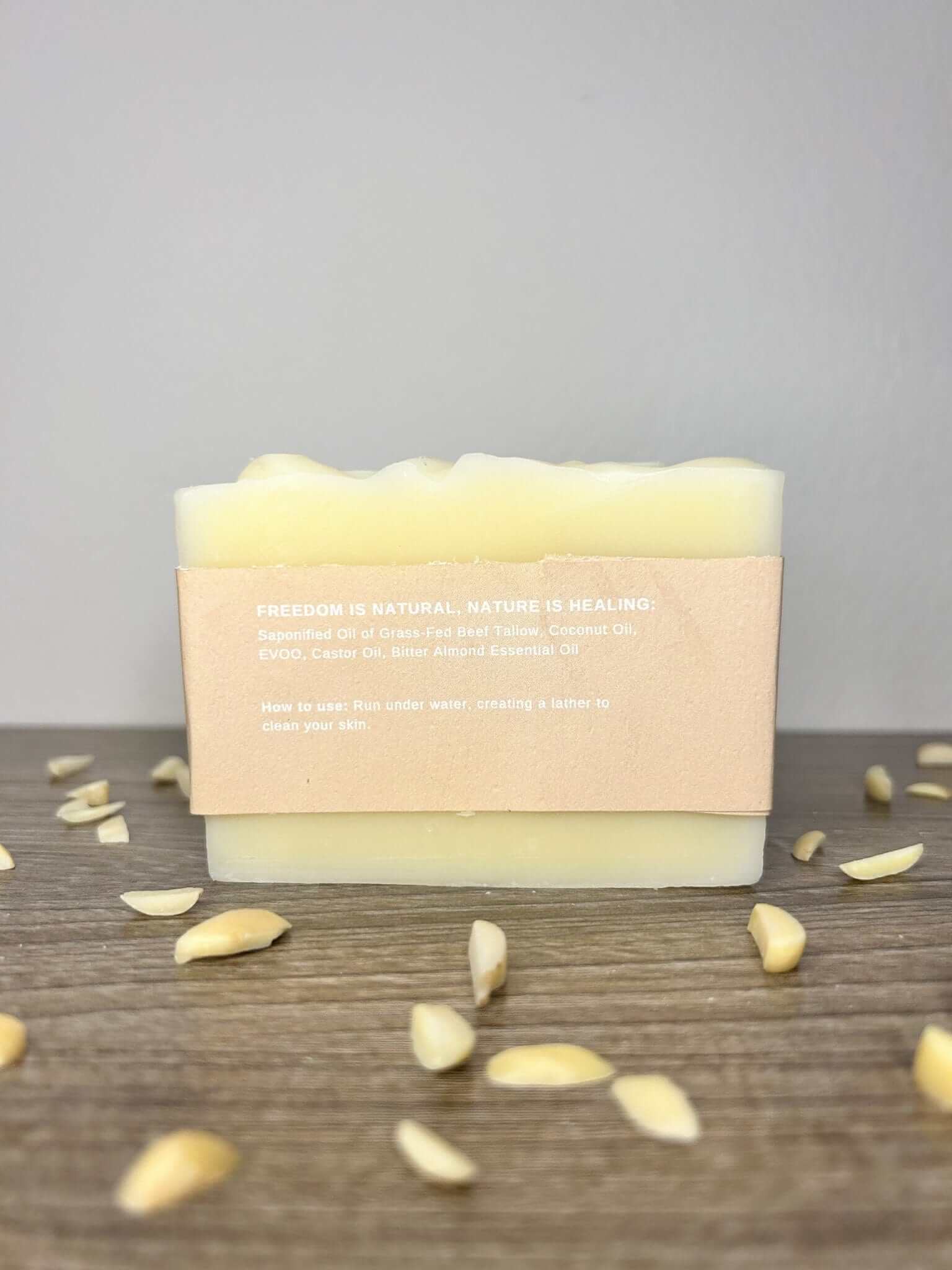 Sweet Almond Tallow Soap Bar-zoom-2