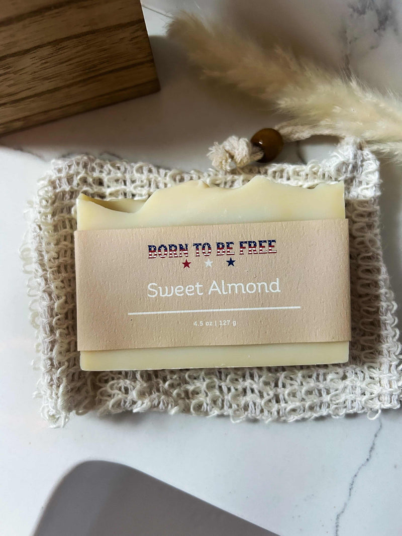 Sweet Almond Tallow Soap Bar-zoom-