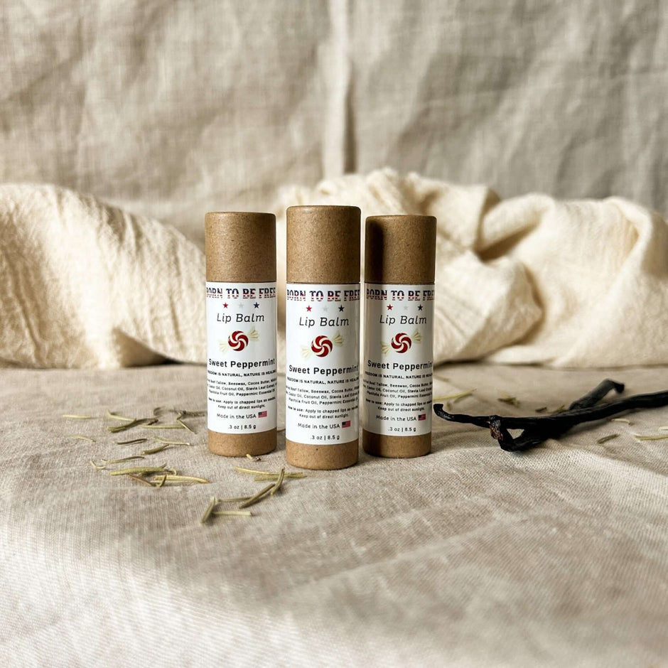 Sweet Peppermint Lip Balm - Aware House - Born To Be Free - 