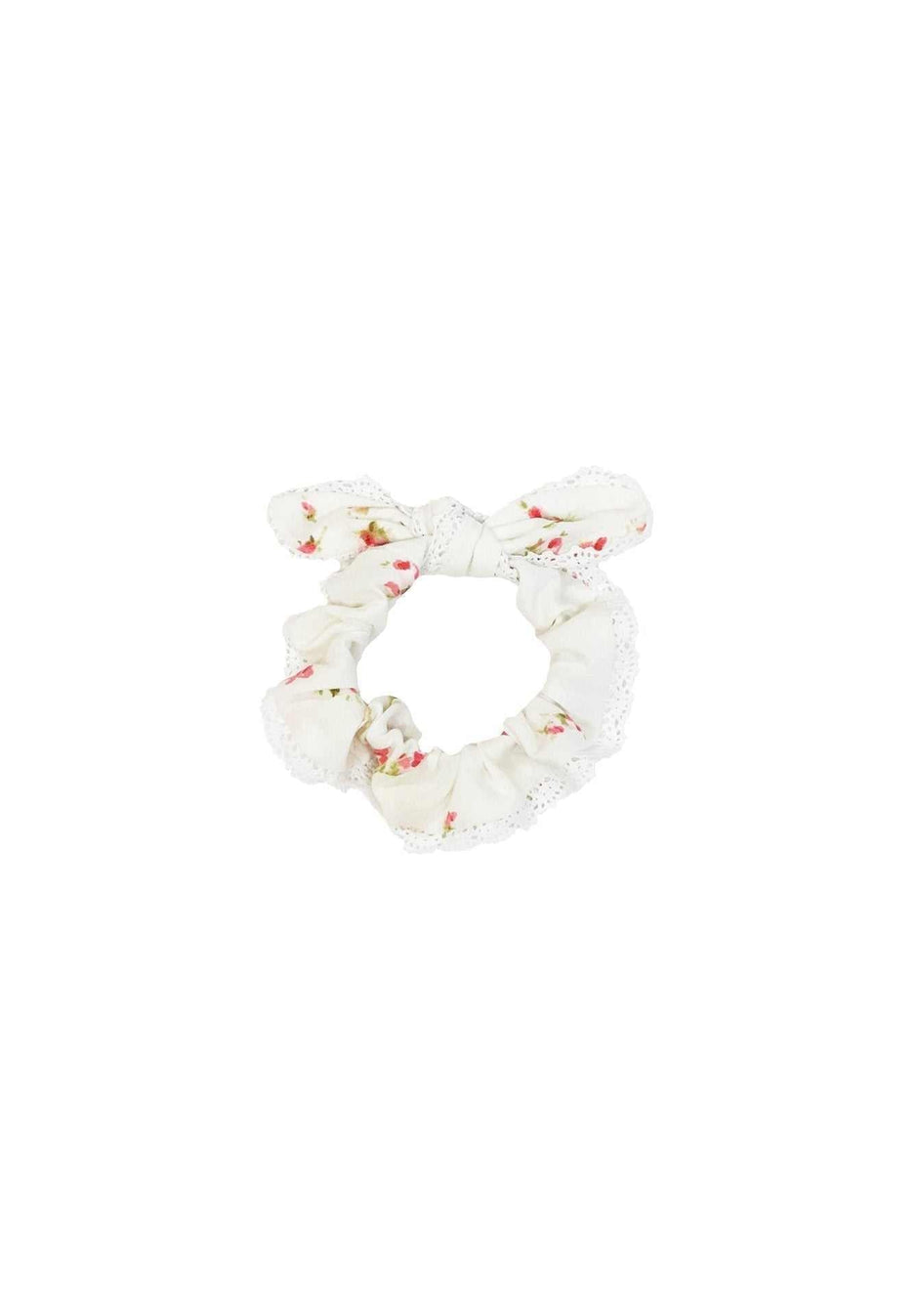 Bow Tie Lace Scrunchy | The Penelope Hair Tie - Aware House - MERRITT CHARLES -
