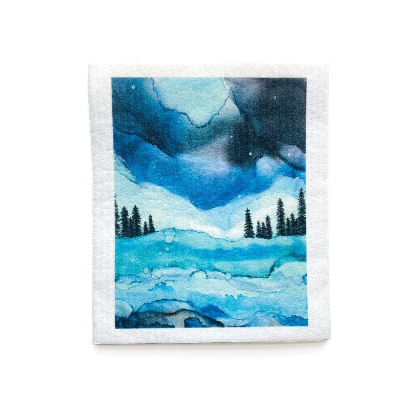 Coastal Forest by Studio Feron | Bundle of 3 Swedish Dishcloths-zoom-