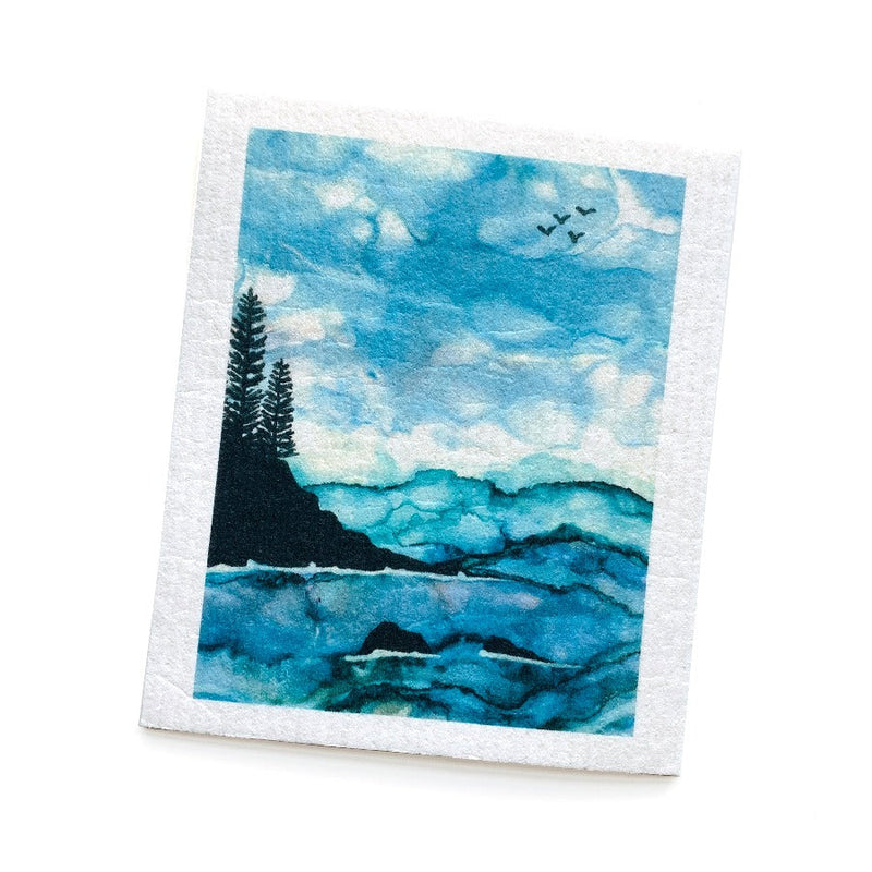 Coastal Forest by Studio Feron | Bundle of 3 Swedish Dishcloths-zoom-