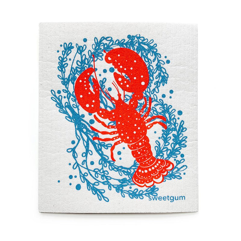 Lobster, Oysters & Whale | Bundle of 3 Swedish Dishcloths-zoom-