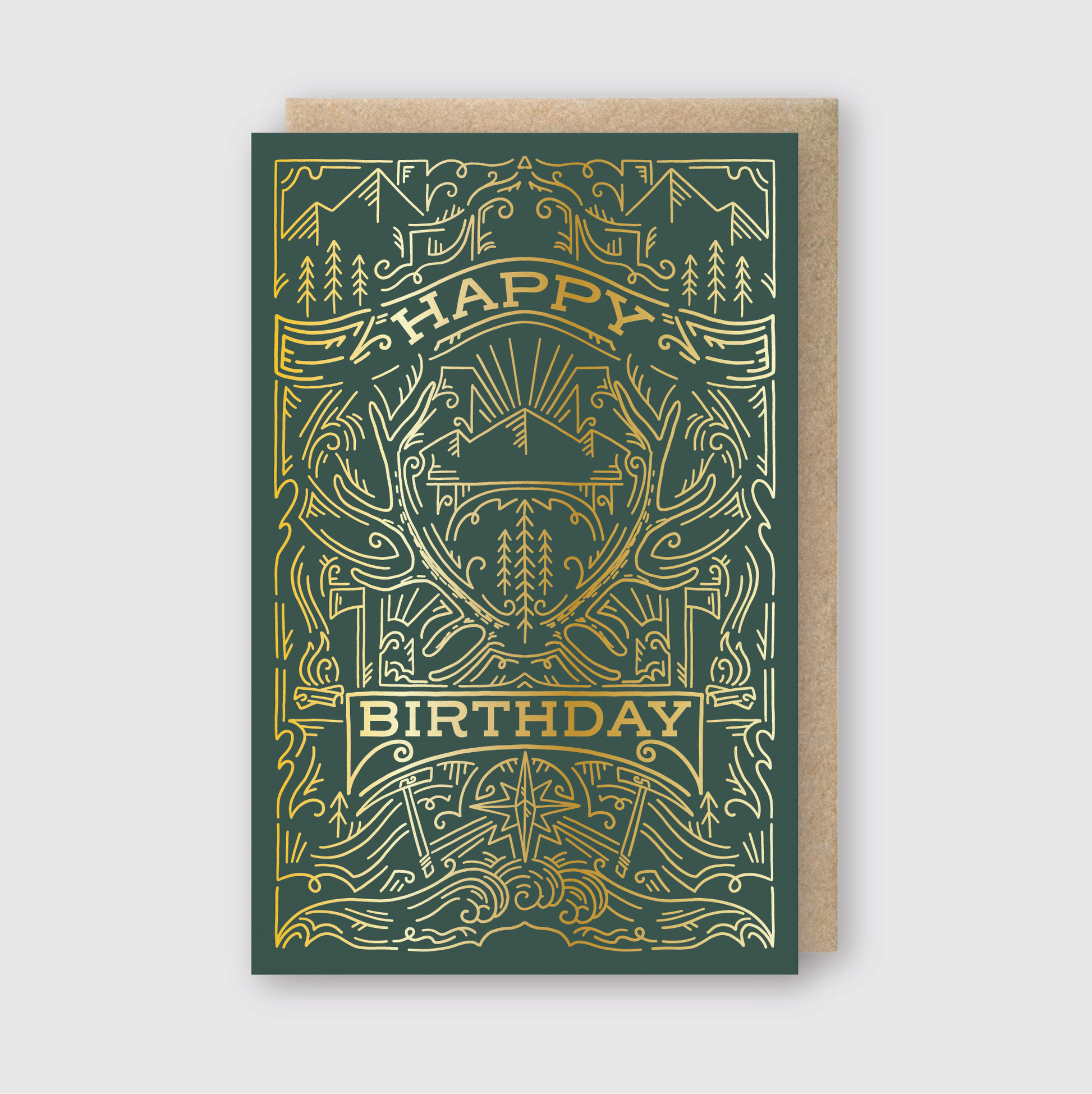 Outdoorsman Birthday Greeting Card-1