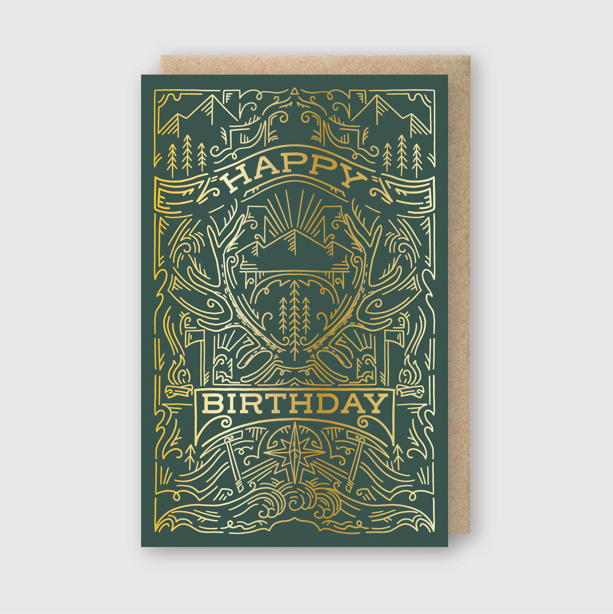 Outdoorsman Birthday Greeting Card-zoom-1
