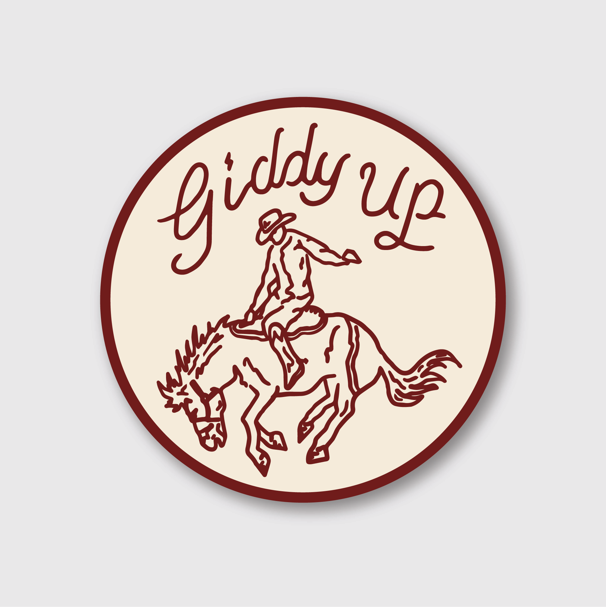 Giddy Up Sticker-zoom-1