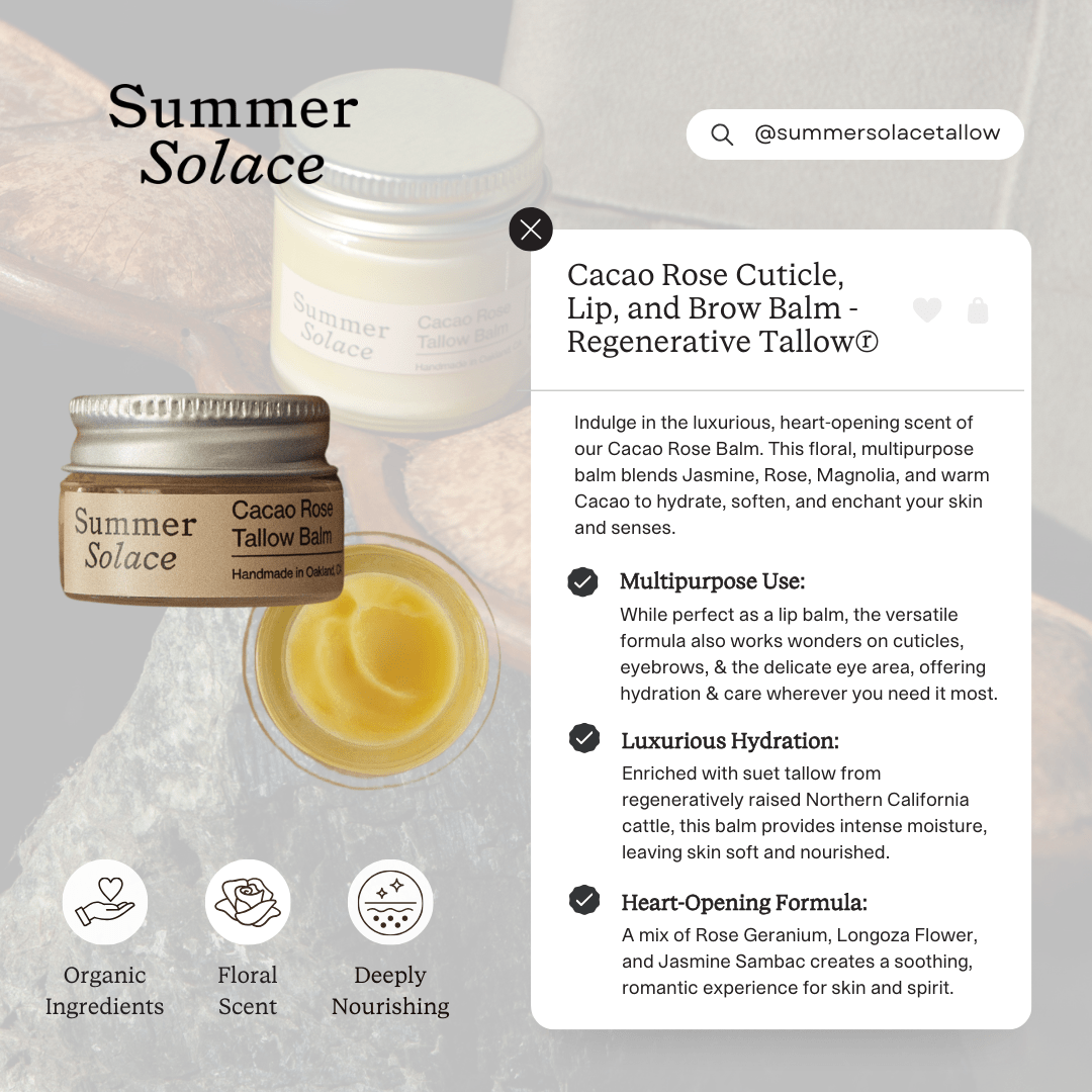 Cacao Rose Lip, Brow & Cuticle Balm-zoom-8
