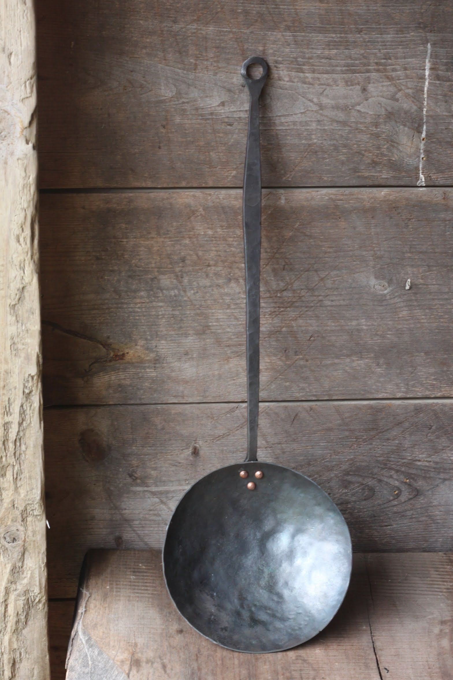 Hand Forged Camping Cooking Pan | Outdoor Fire & Stove Skillet-zoom-1