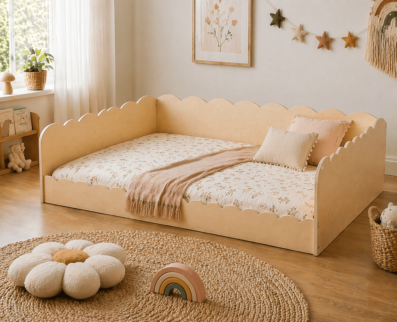 Carlie | Scalloped Bed - Aware House
