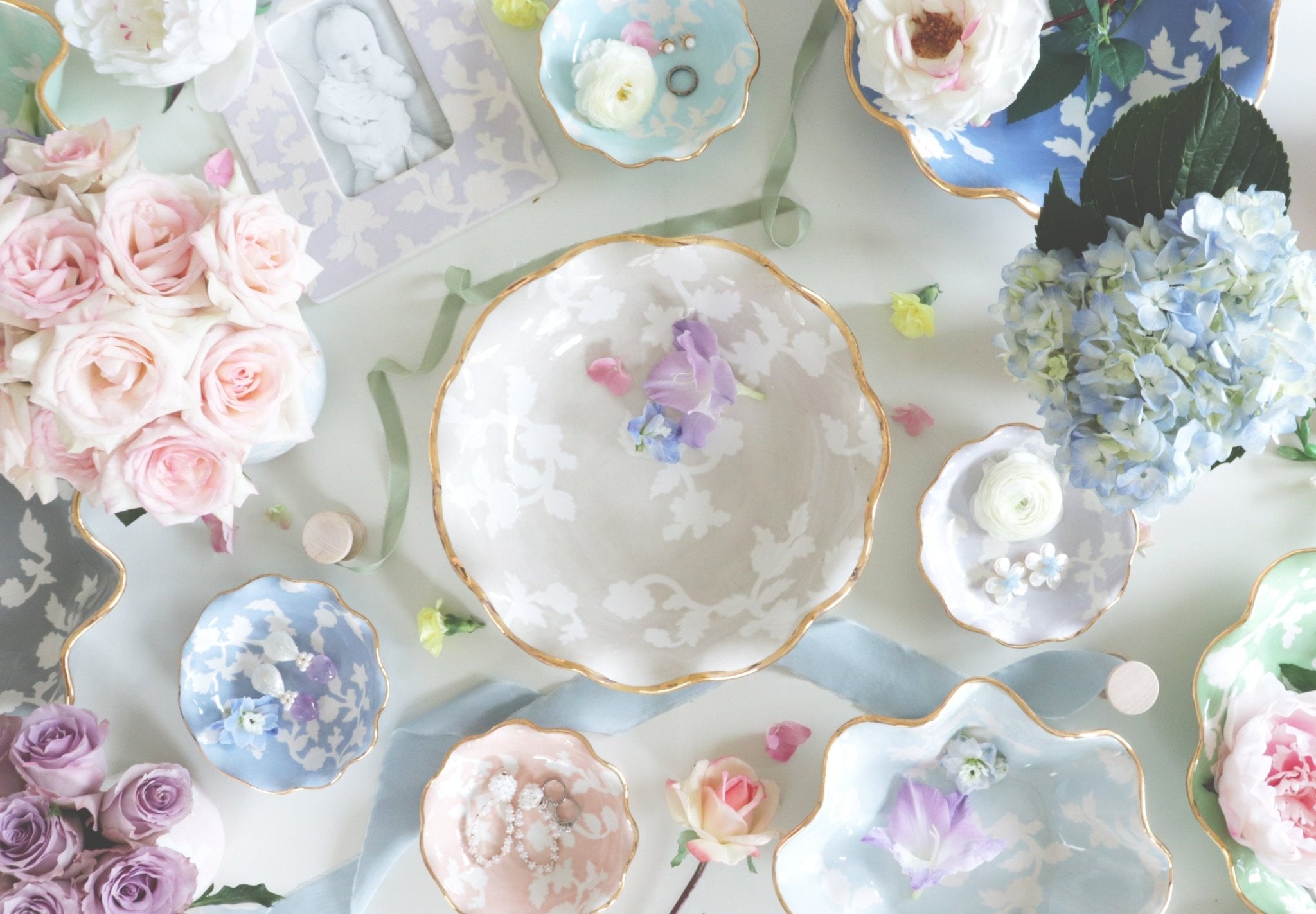Chinoiserie Dreams Photo Frame - Aware House - Ruby Clay Company - 