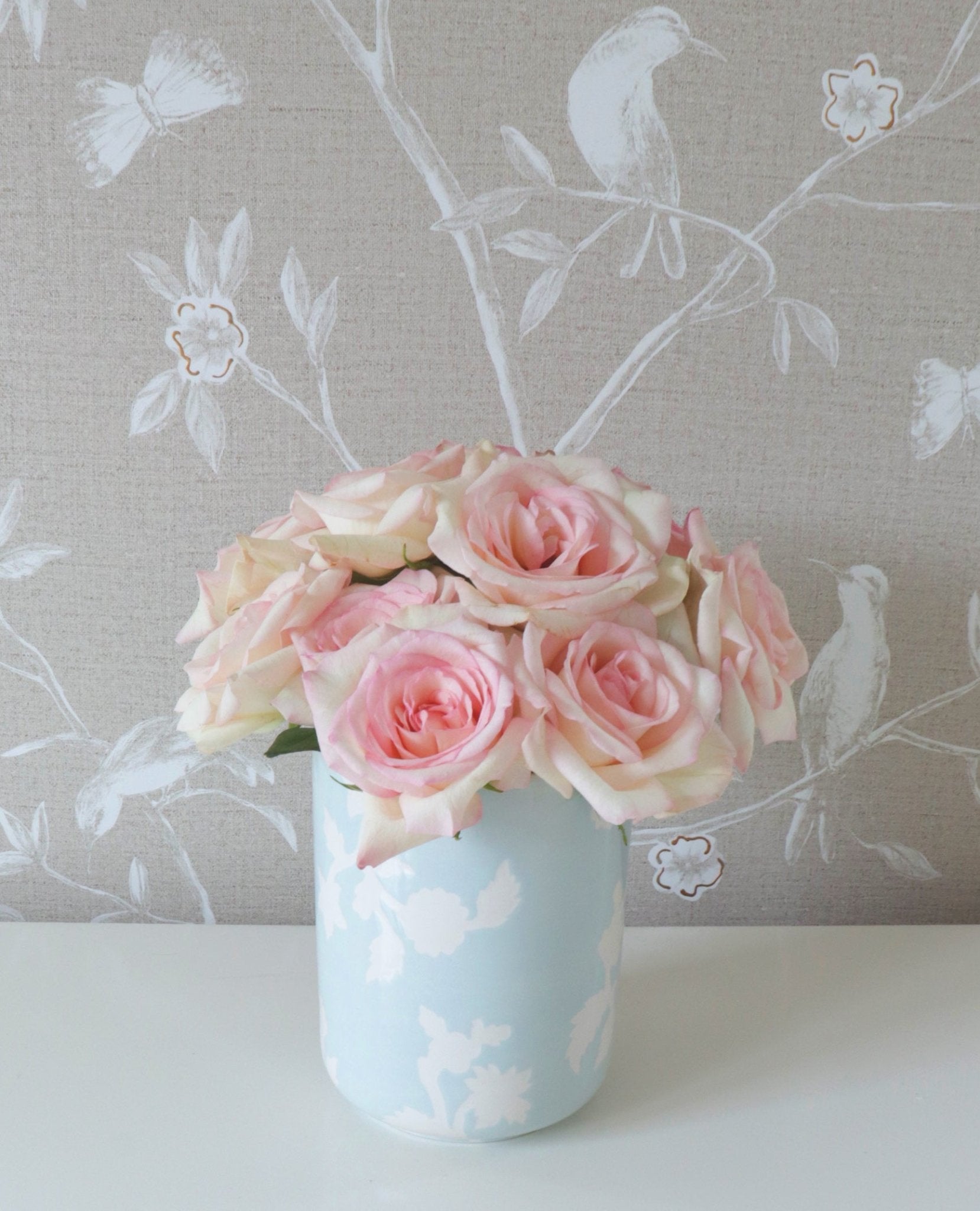 Chinoiserie Dreams Large Vase/ Utensil Holder - Aware House