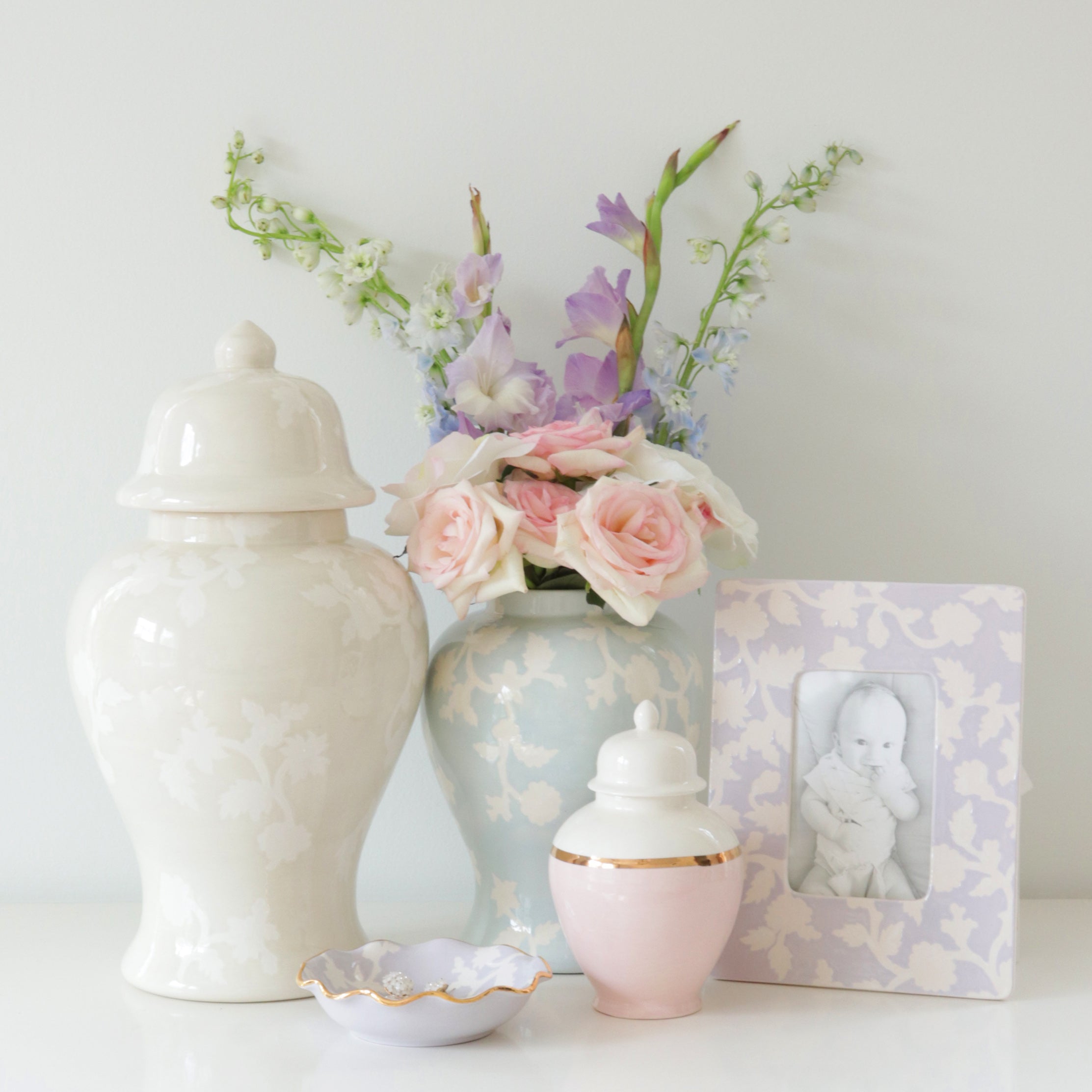 Chinoiserie Dreams Photo Frame - Aware House - Ruby Clay Company - 