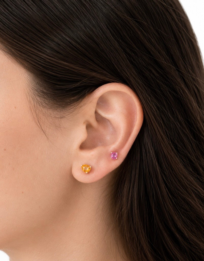 Teardrop Stud Earrings-11