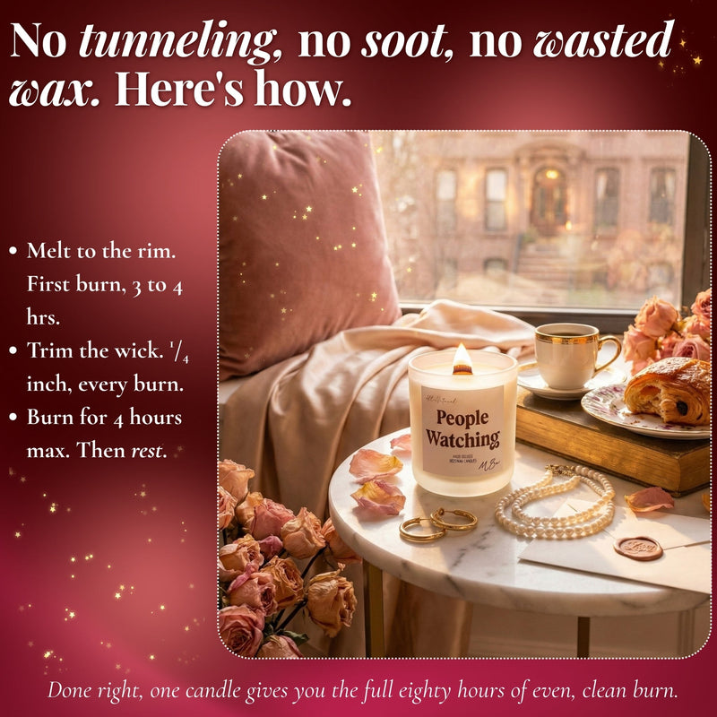 People Watching Beeswax Candle-zoom-