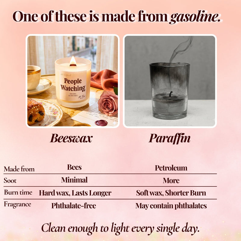 People Watching Beeswax Candle-zoom-