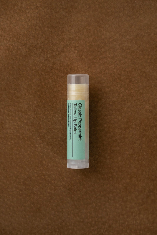 Classic Peppermint Tallow Lip Balm