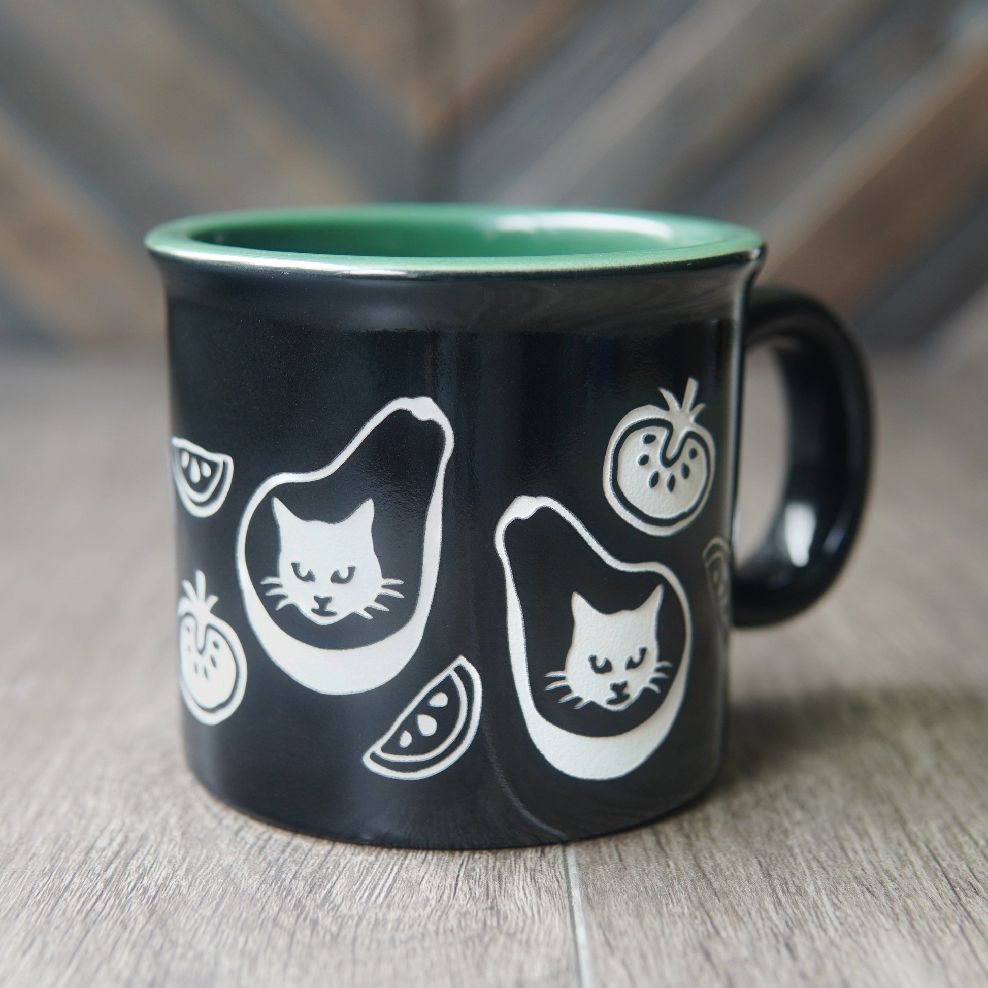 Avocado Cat Camp Mug | AvoCATo-3