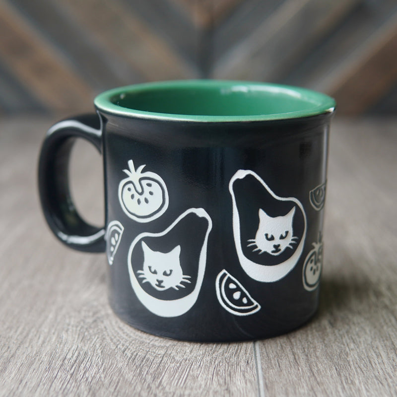 Avocado Cat Camp Mug | AvoCATo-zoom-