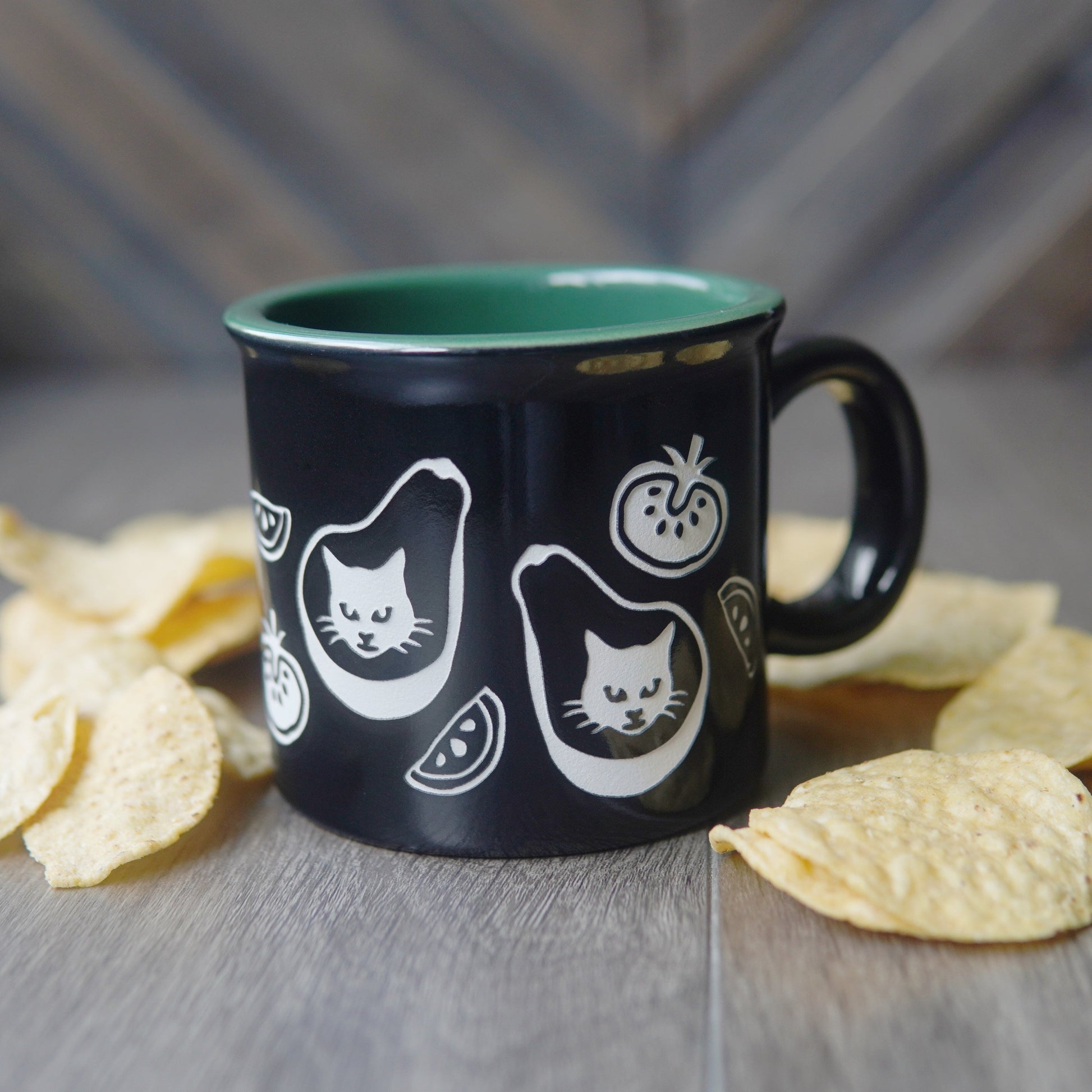 Avocado Cat Camp Mug | AvoCATo-1