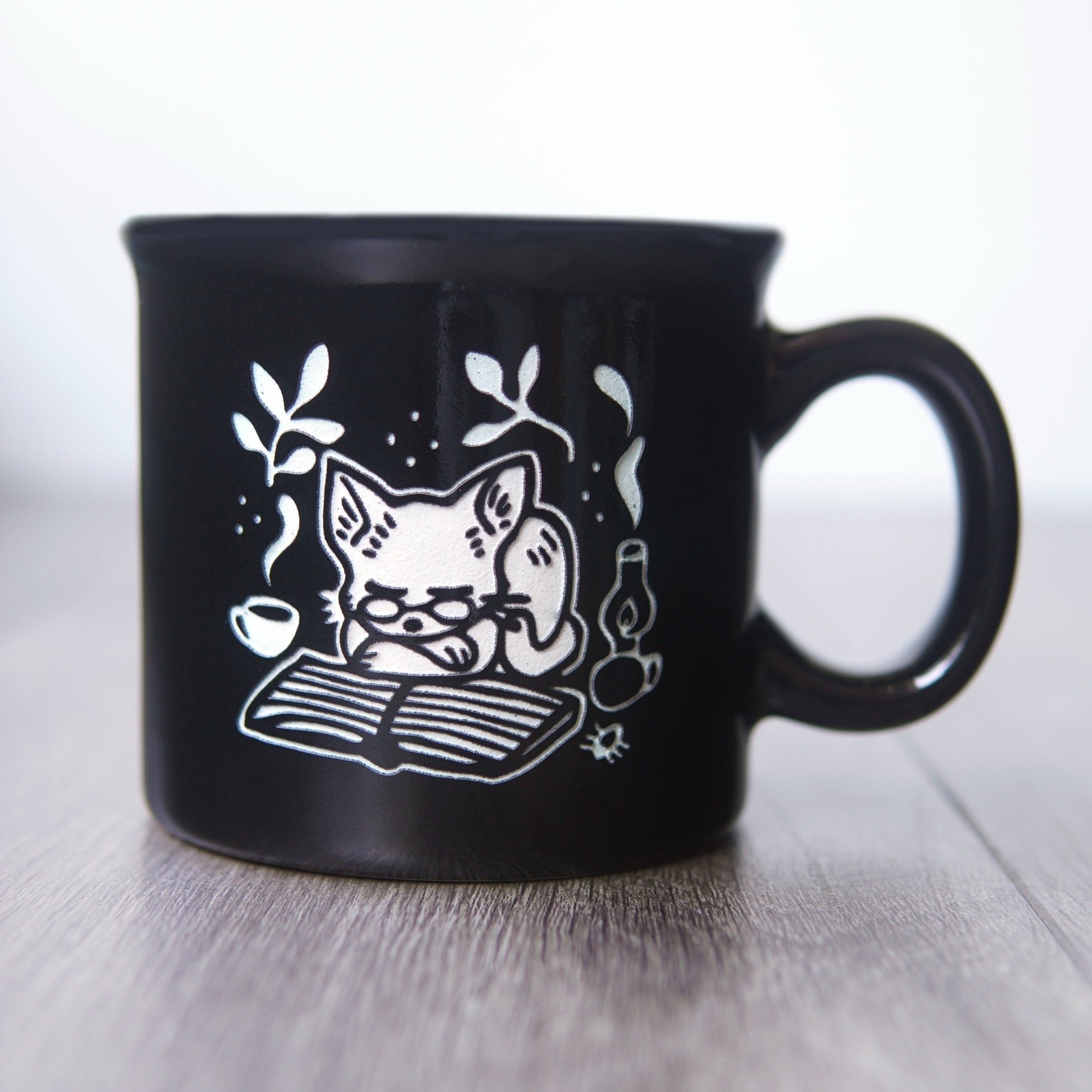 Book Cat Camp Mug-2
