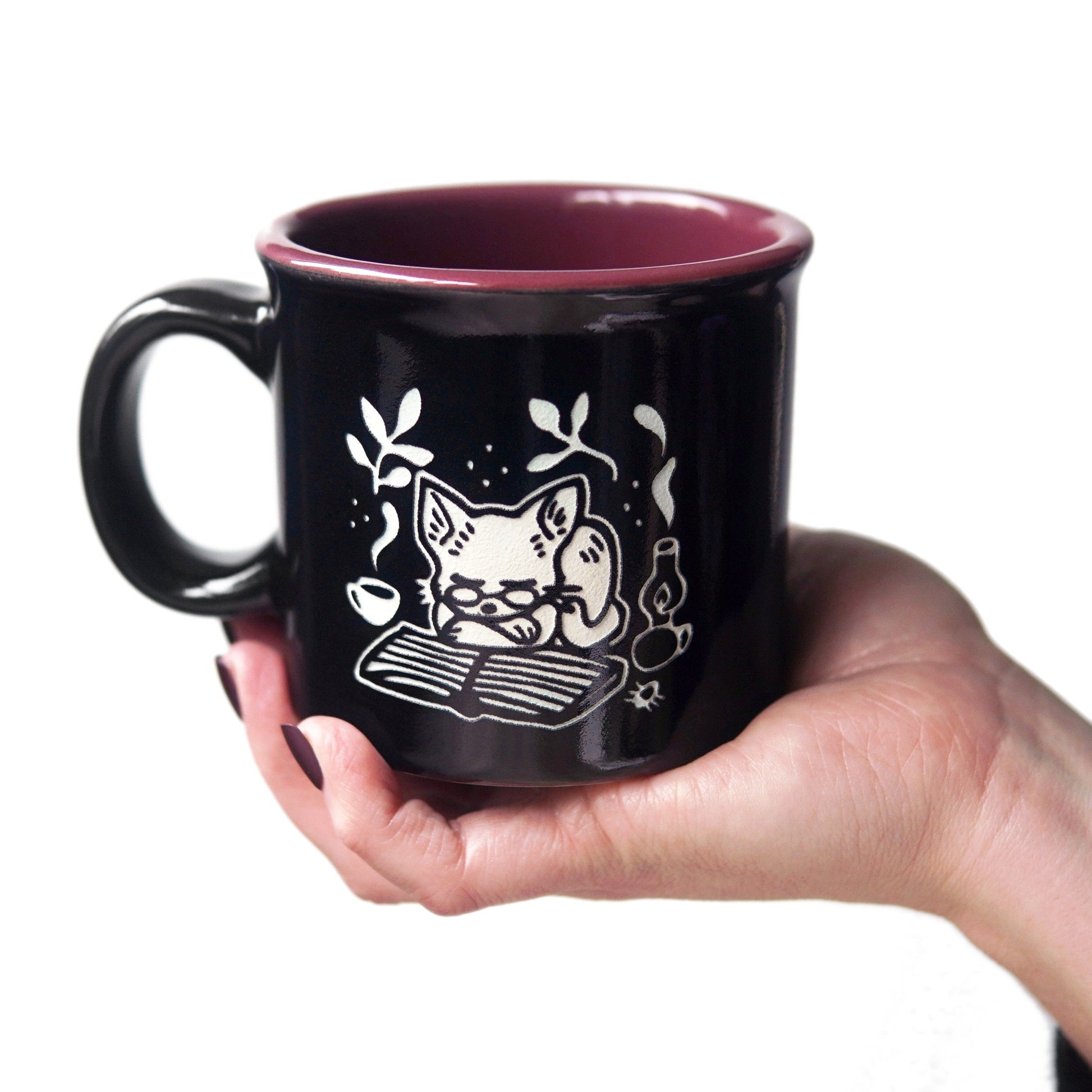 Book Cat Camp Mug-8