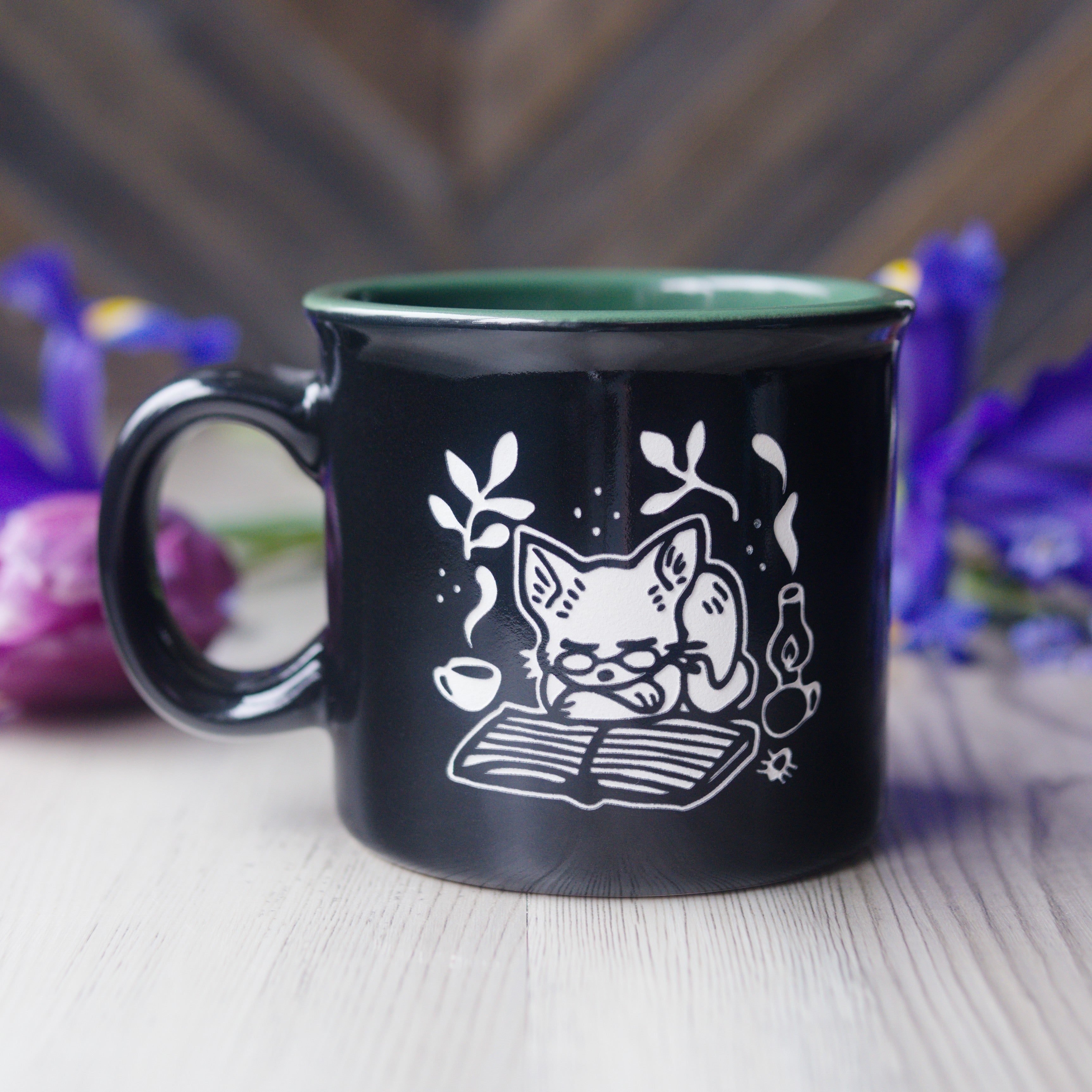 Book Cat Camp Mug-zoom-1