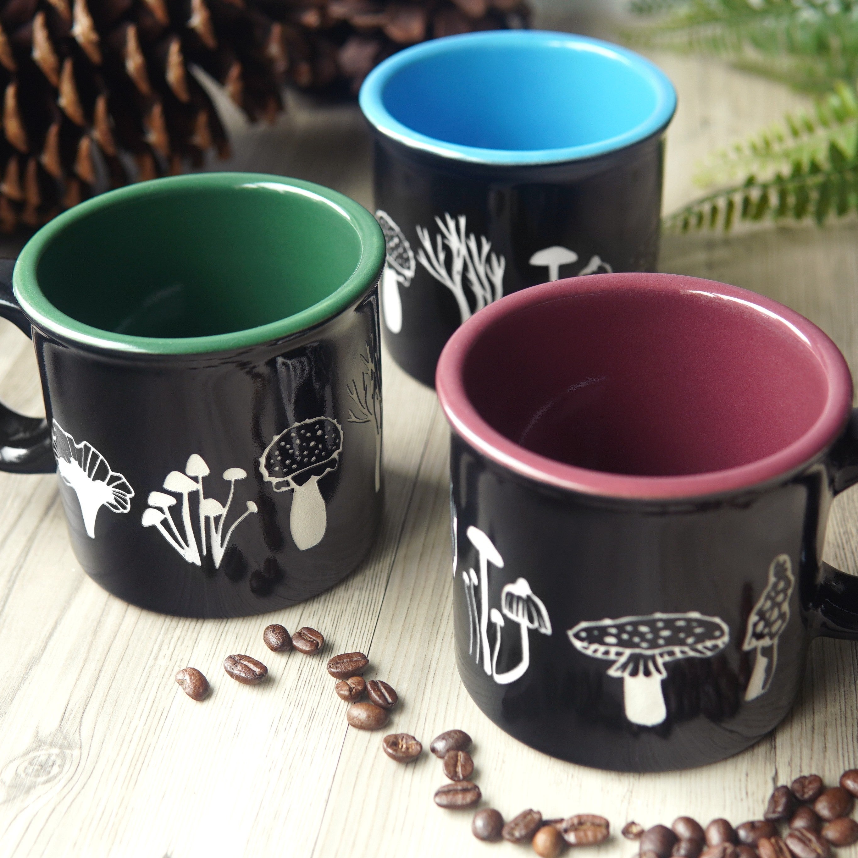 Mushroom Collection Camp Mug
