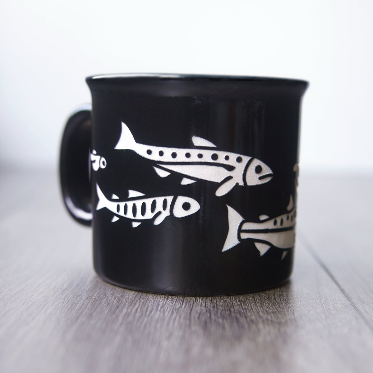 Salmon Fish Camp Mug-5
