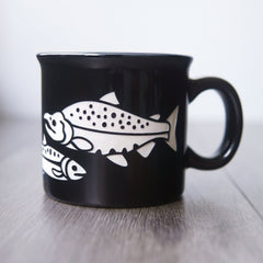 Salmon Fish Camp Mug - Aware House - Bread and Badger -