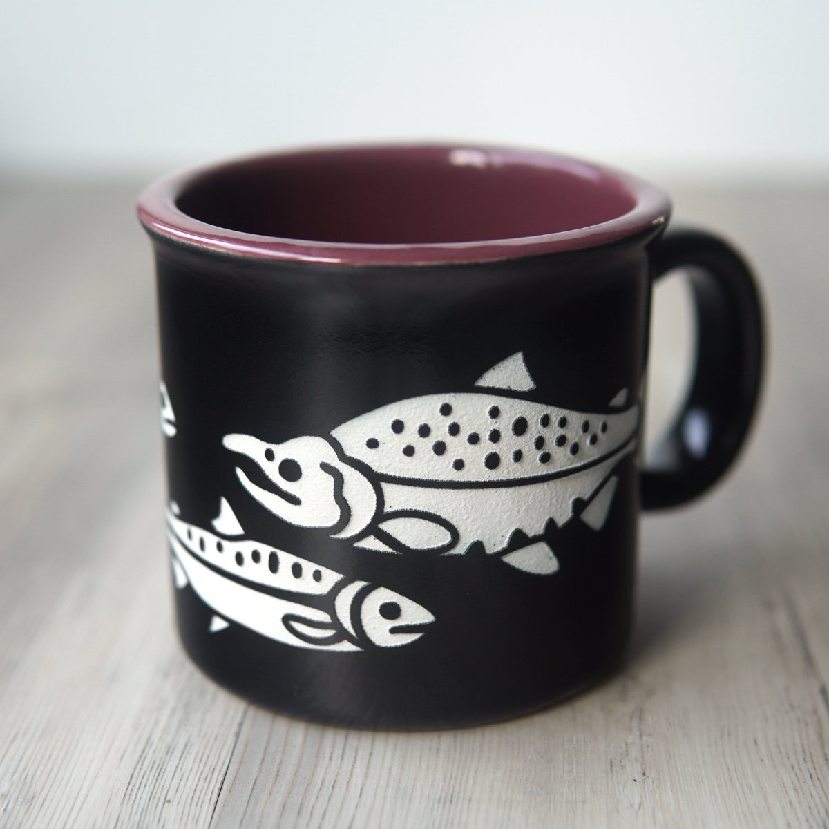 Salmon Fish Camp Mug-9