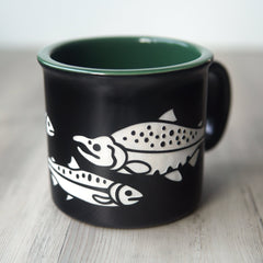 Salmon Fish Camp Mug - Aware House - Bread and Badger -