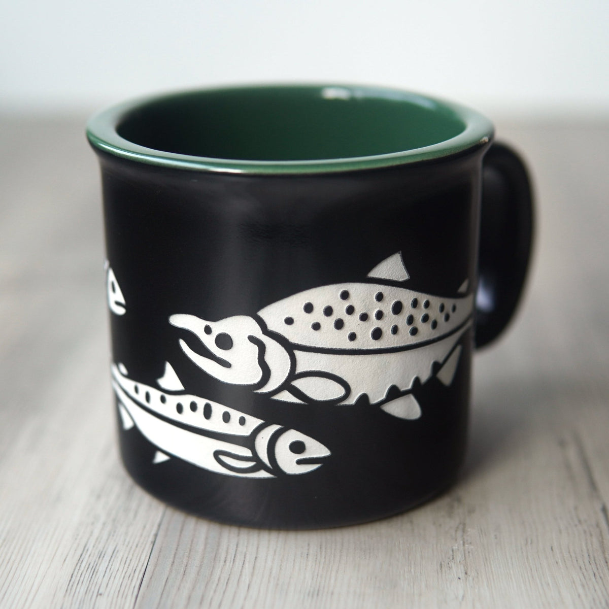 Salmon Fish Camp Mug - Aware House - Bread and Badger -