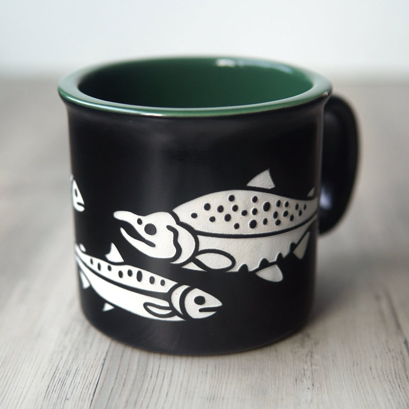 Salmon Fish Camp Mug-zoom-