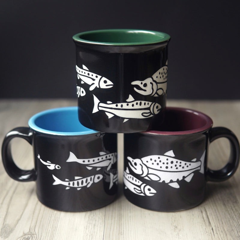 Salmon Fish Camp Mug-zoom-