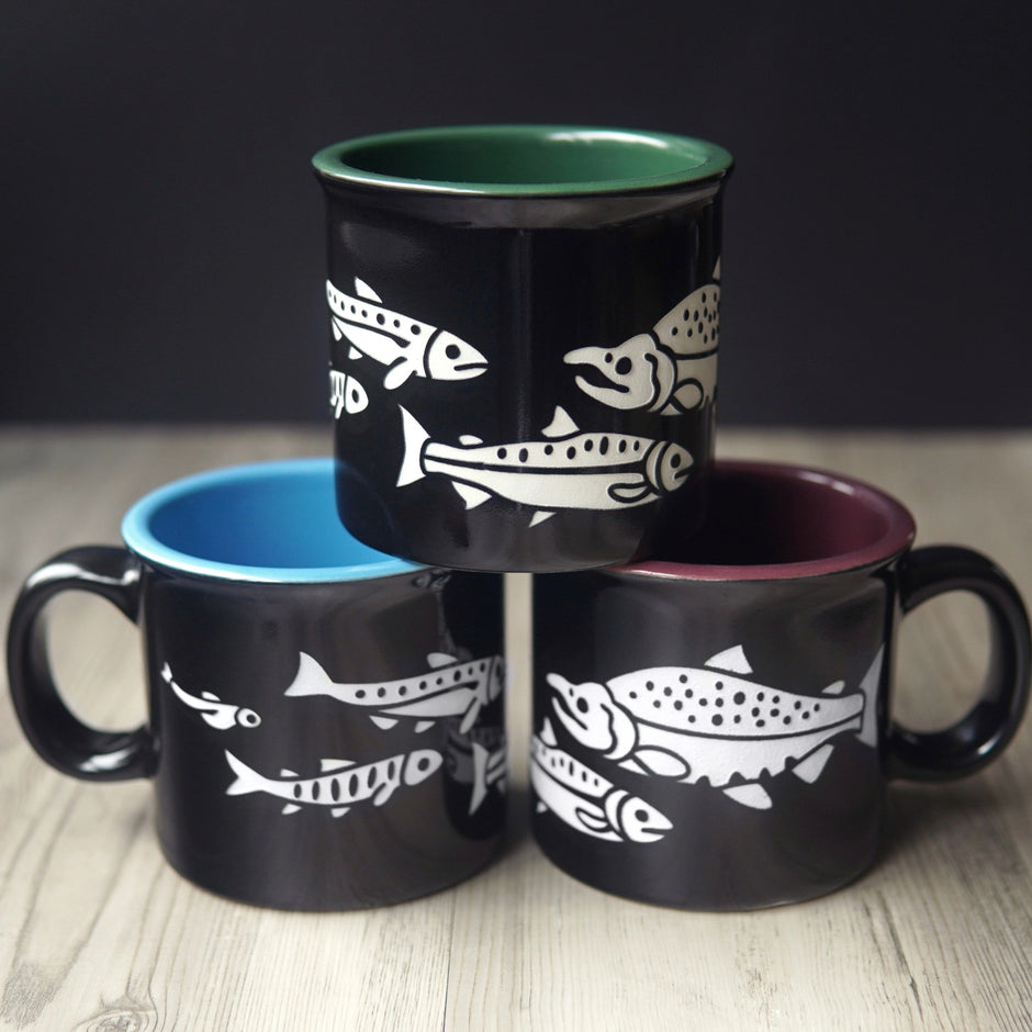 Salmon Fish Camp Mug