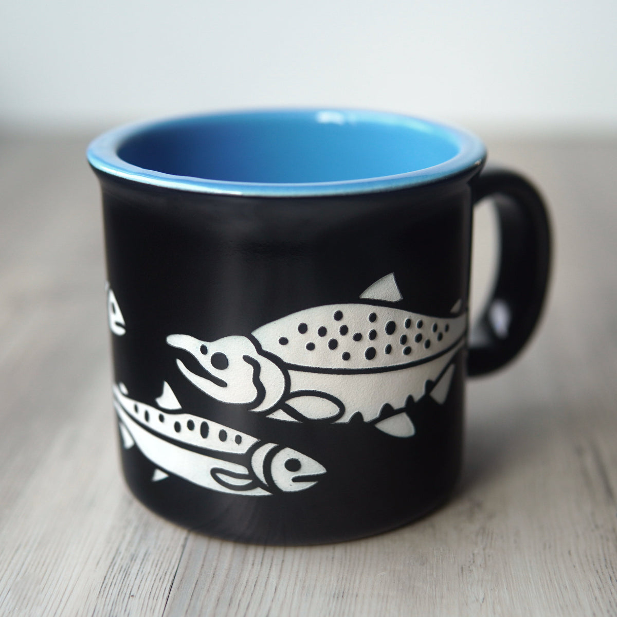 Salmon Fish Camp Mug-8