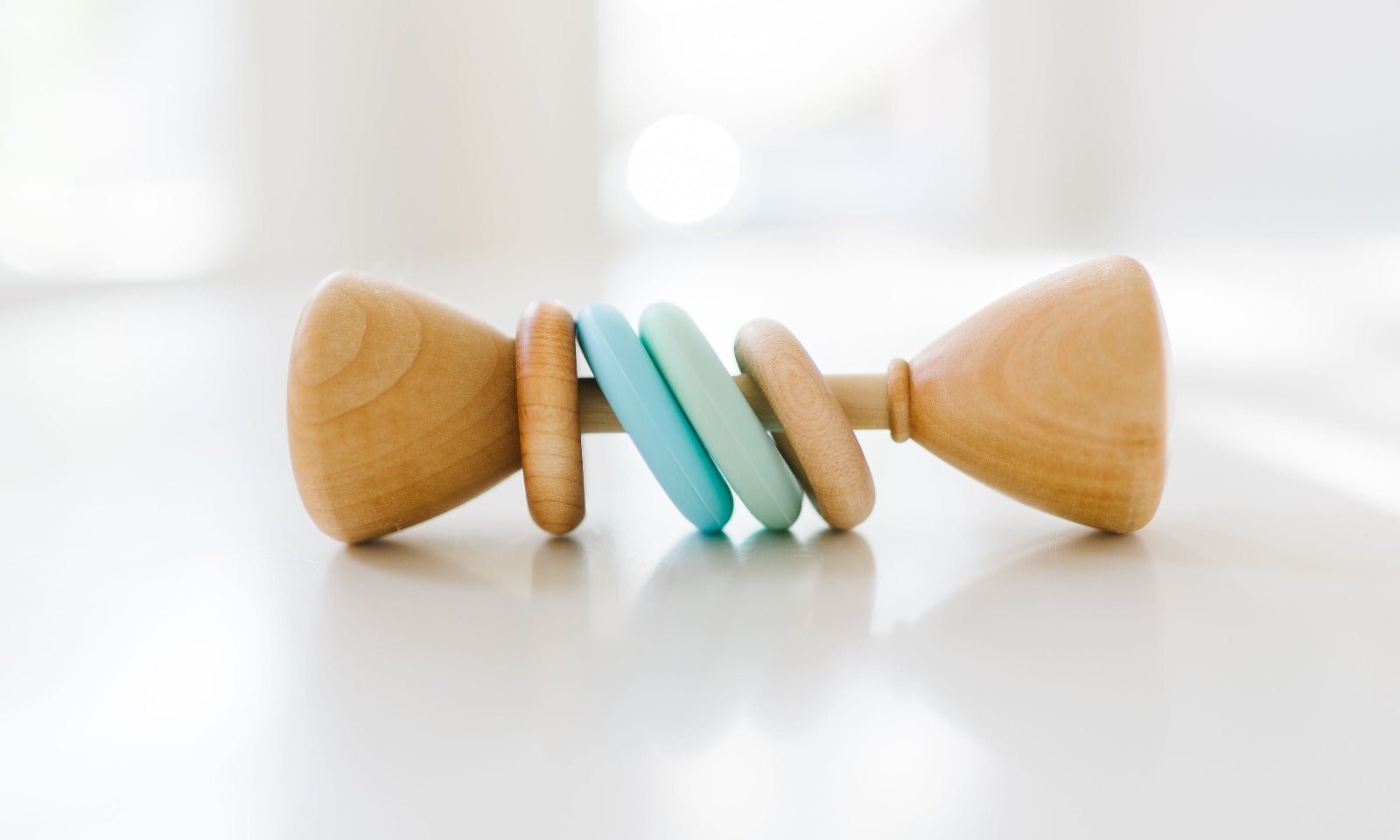 Color Block Classic Baby Rattle - Aware House