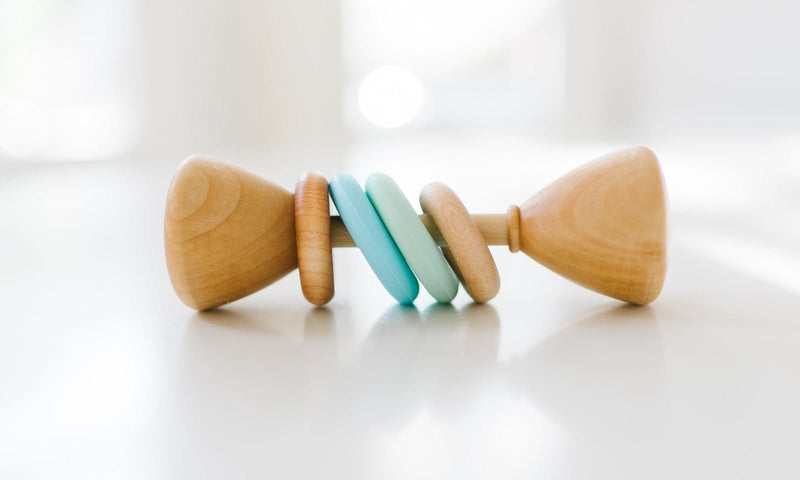 Color Block Classic Baby Rattle-zoom-