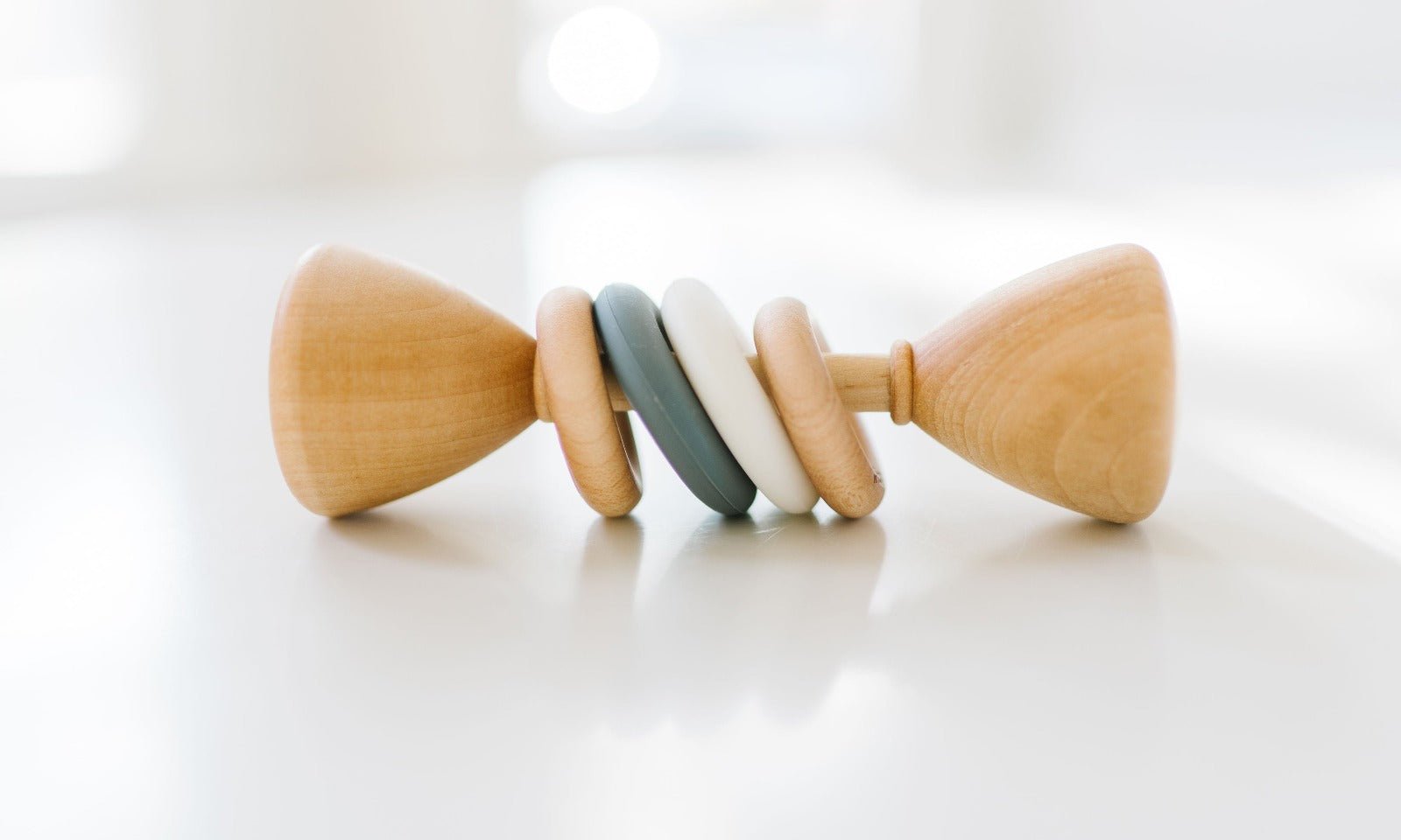 Color Block Classic Baby Rattle - Aware House