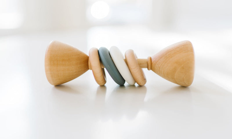 Color Block Classic Baby Rattle-zoom-