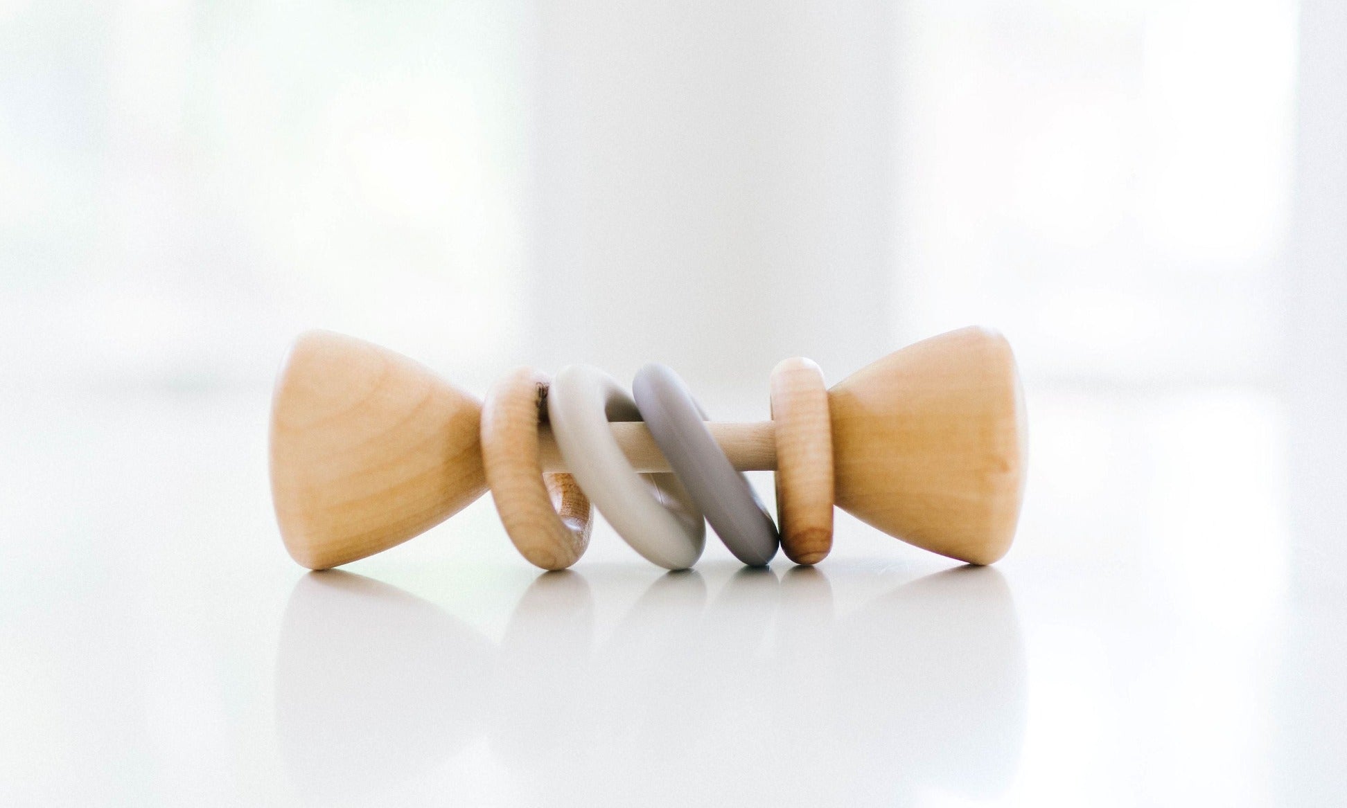 Color Block Classic Baby Rattle - Aware House