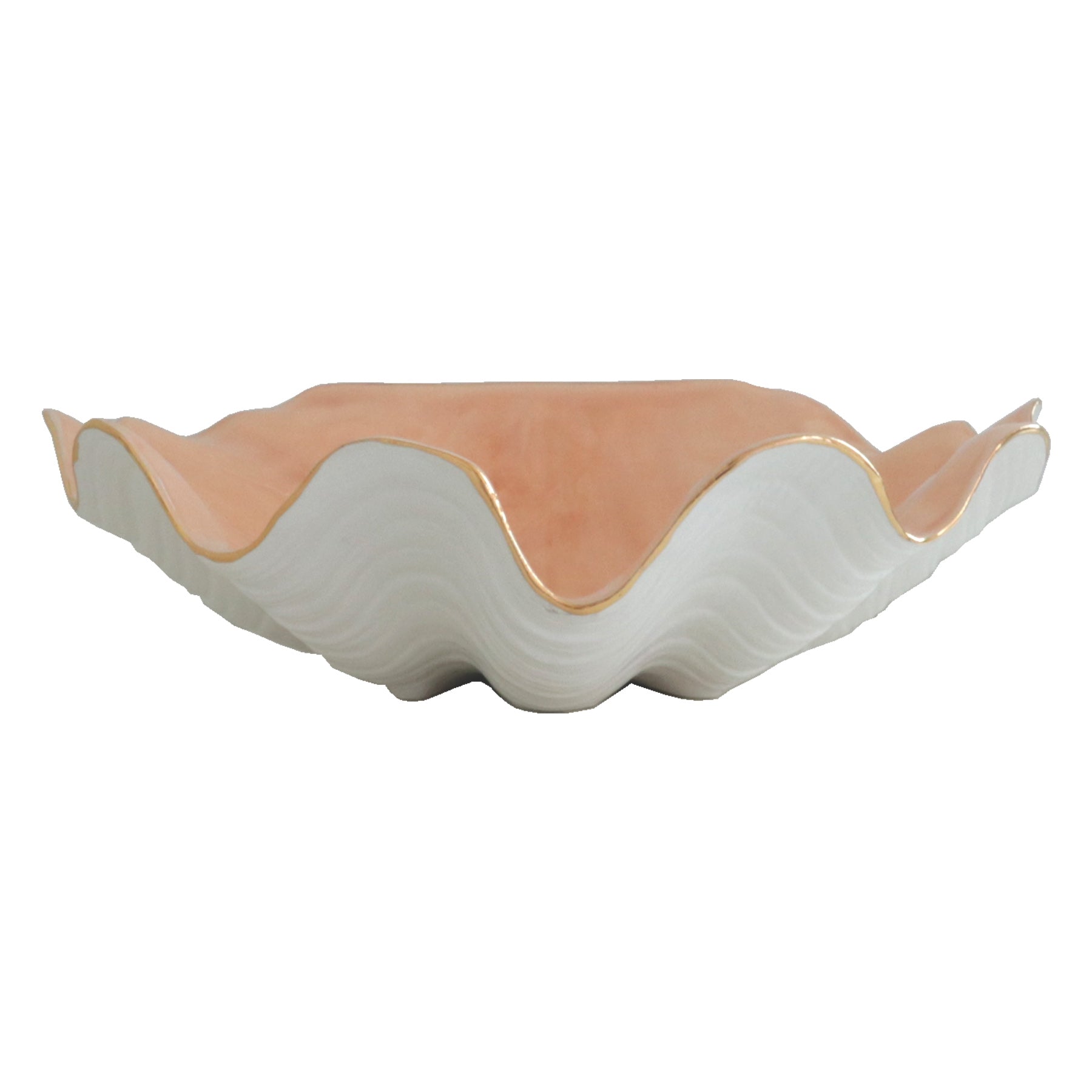Clam Shell Bowl with 22K Gold Accent - Aware House