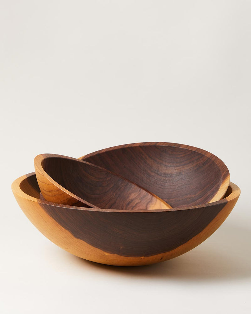 Crafted Walnut Bowls-zoom-