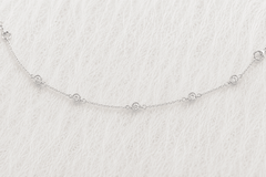 April Birthstone Crystal Bracelet | Sterling Silver & Gold Gemstone Jewelry - Aware House