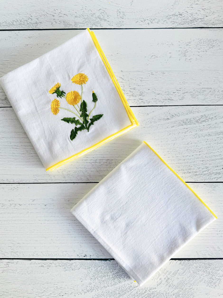 Dandelion Flour Sack Towels | Set of Two