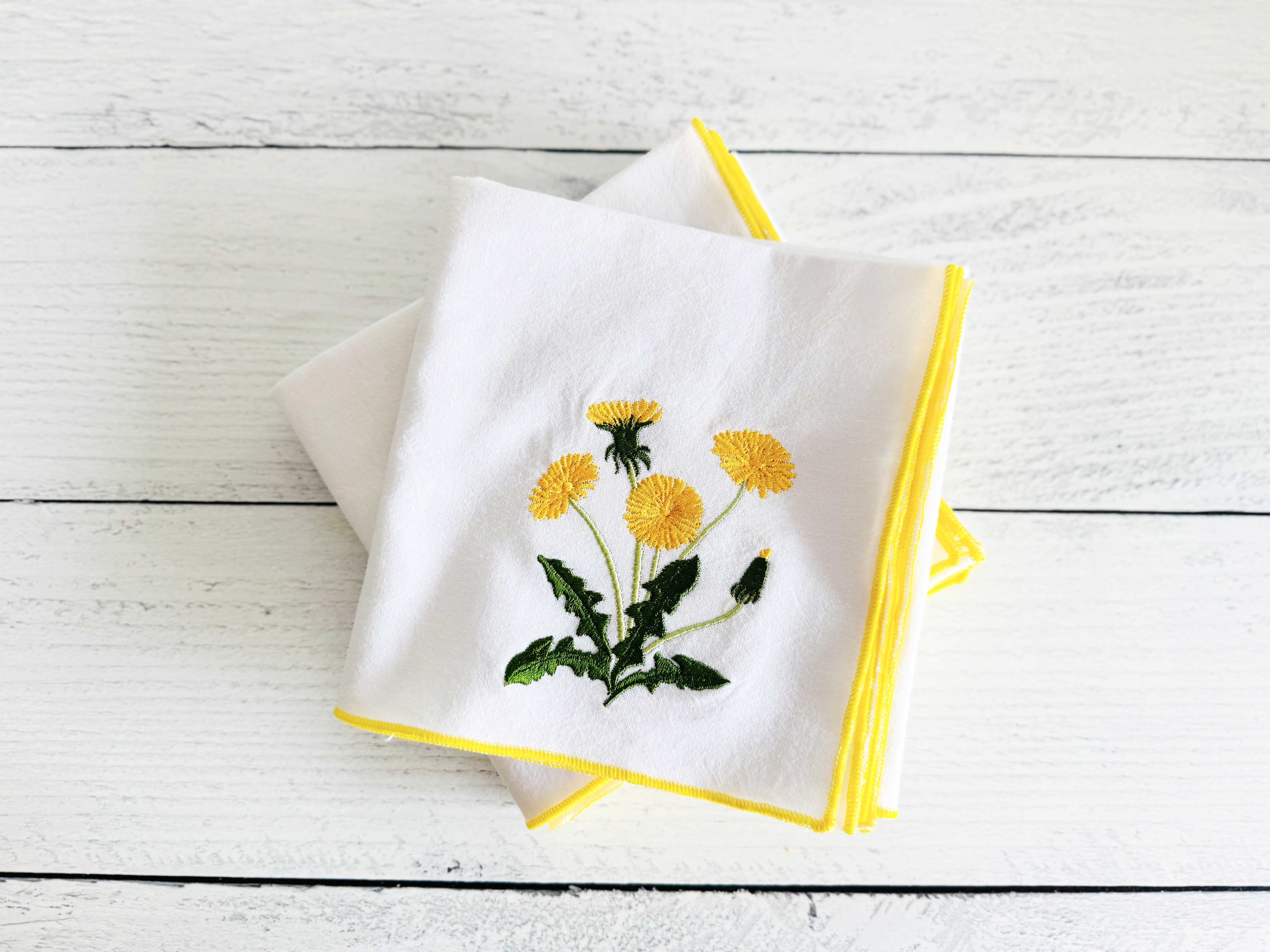 Dandelion Flour Sack Towels | Set of Two-zoom-1