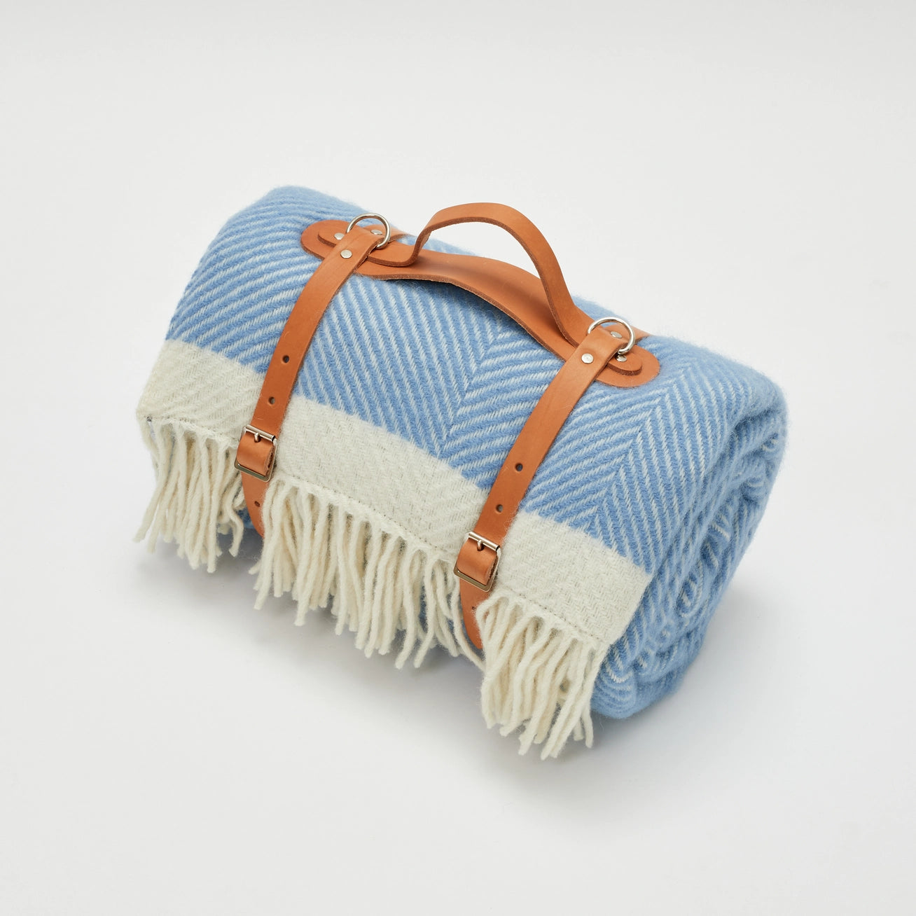 Herringbone Wool Picnic Blanket