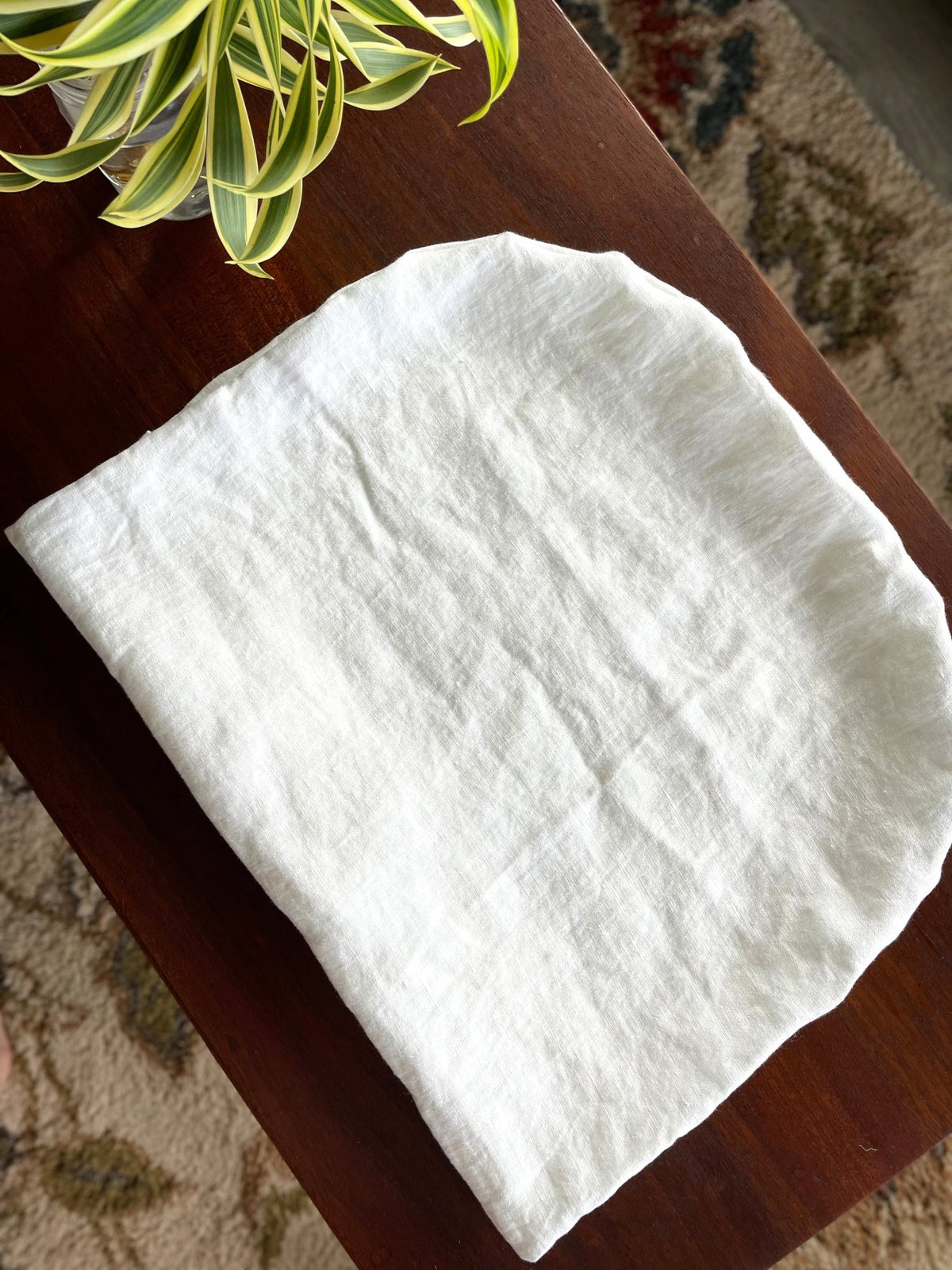 Off White Linen Lounger Slip Cover - Aware House - Wendy Anne -